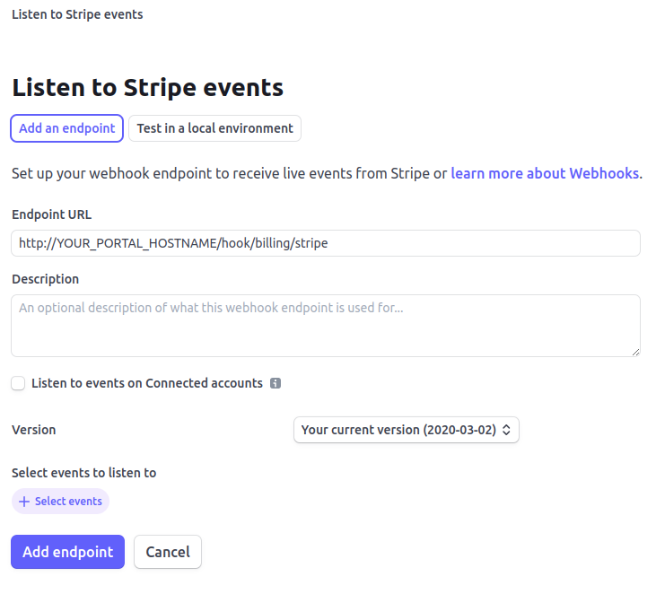 Stripe Webhook