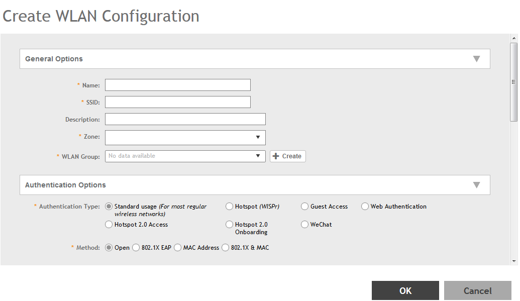 Ruckus SmartZone Create Open WLAN with MAC authentication