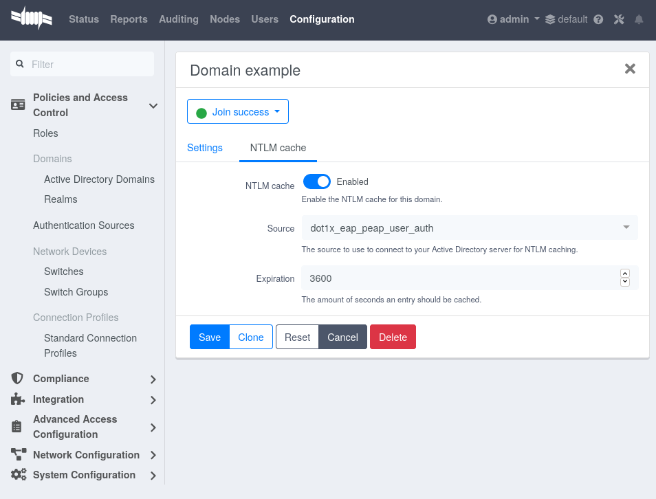 Domain NTLM cache