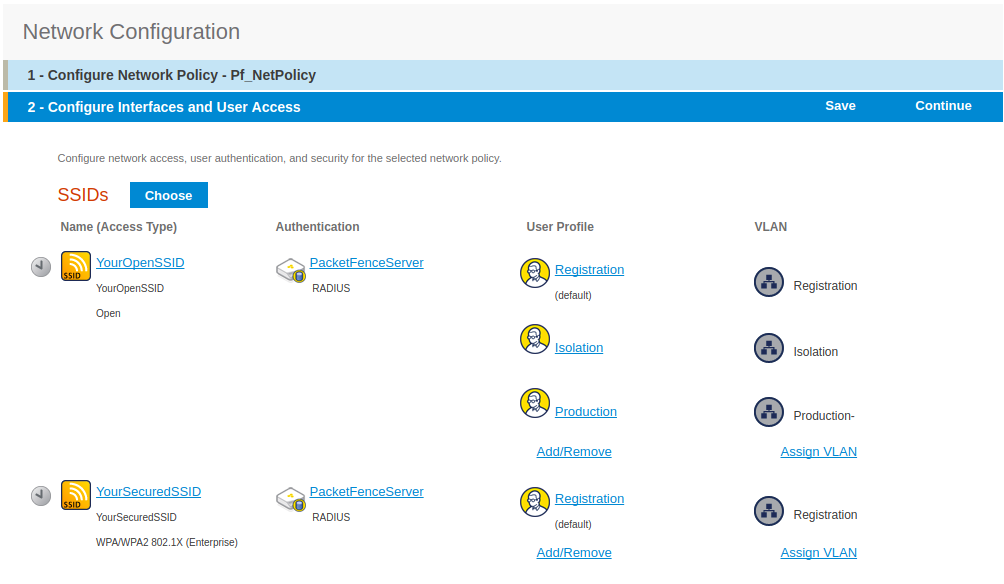 User Profile creation