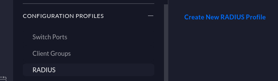 Unifi Radius Profile