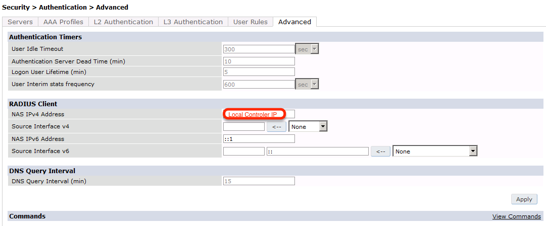 Secondary controller configuration