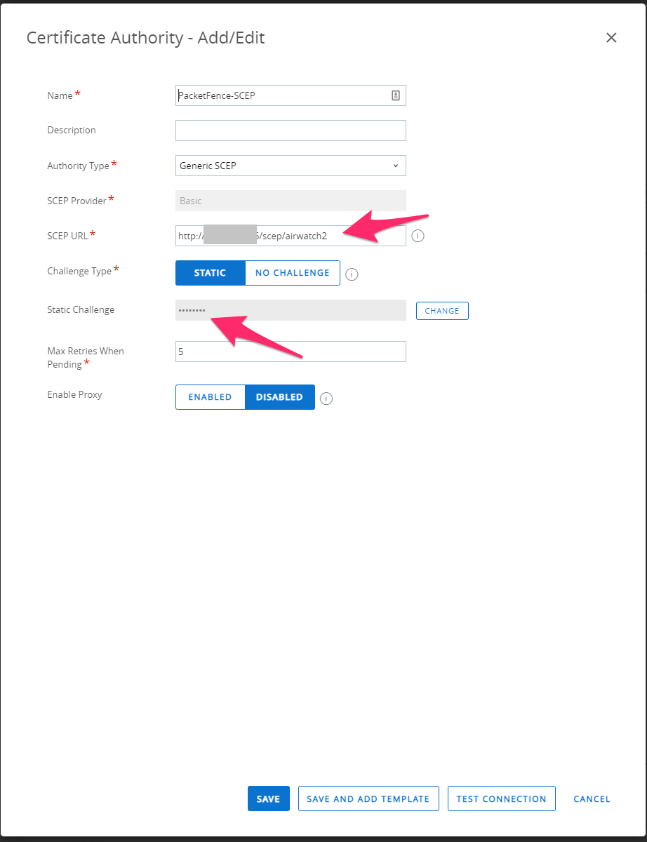 Create the Certificate Authority (SCEP)