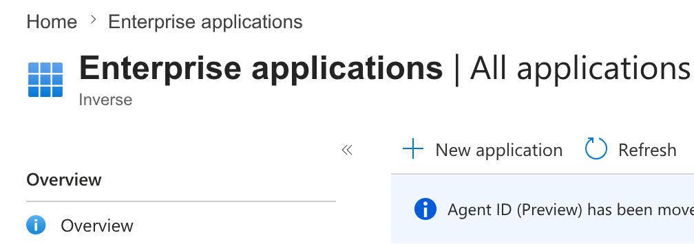 Azure SAML Entreprise Application