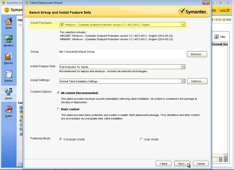 SEPM content config