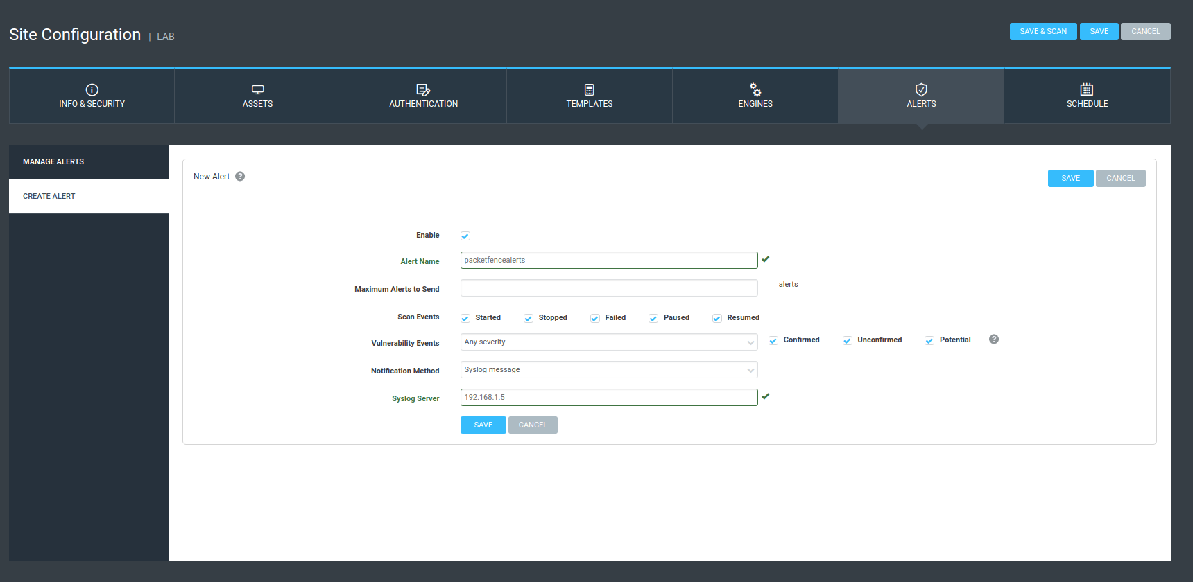 Rapid7 syslog