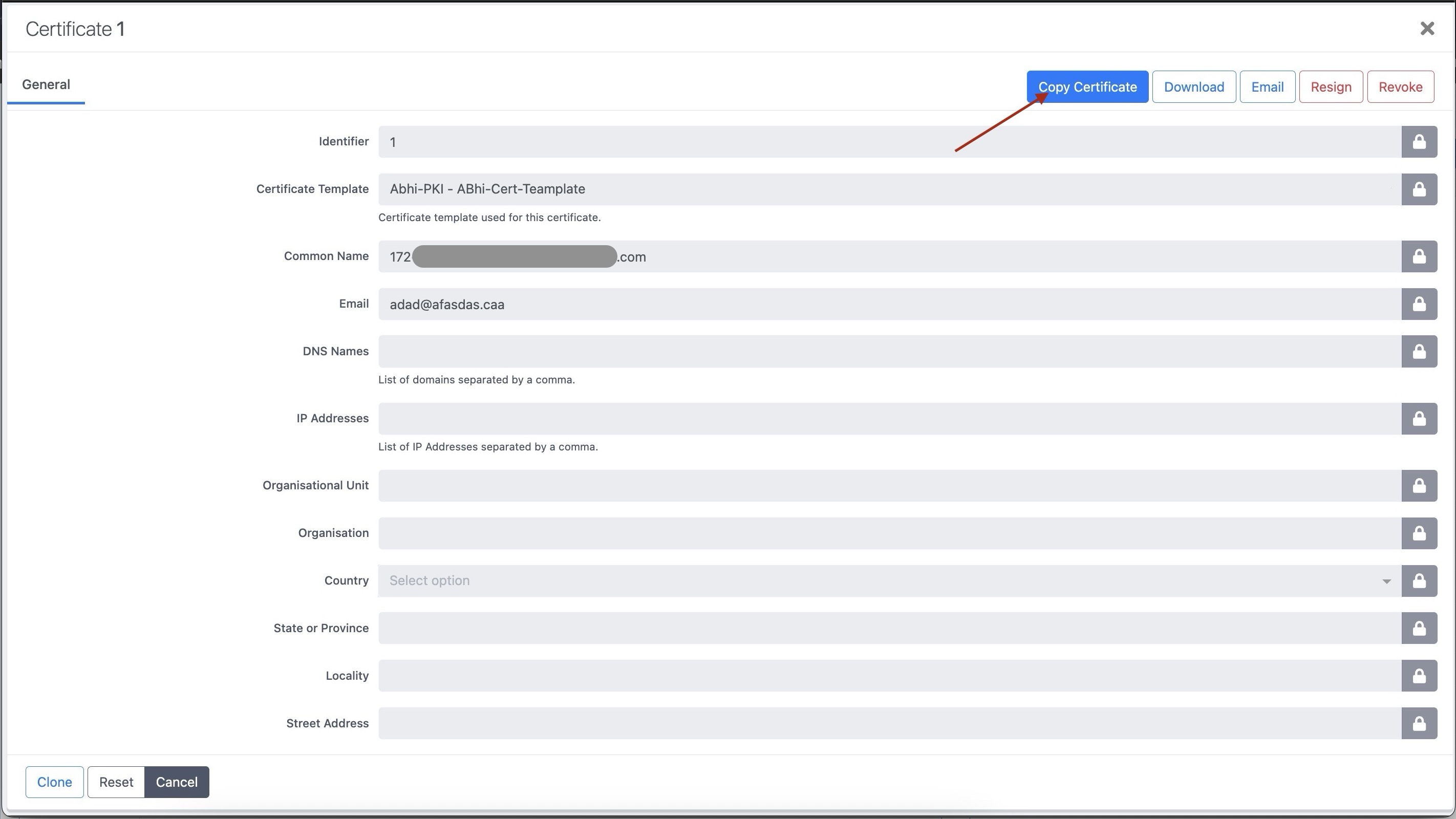 Copy the renewed Cert